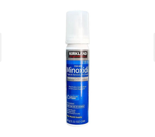 Kirkland Minoxidil 5% Foam 1 Month Supply- Extra Strength Hair Regrowth For Men